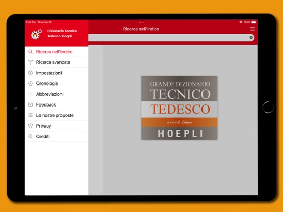 Screenshot #5 pour Dizionario Tecnico Tedesco