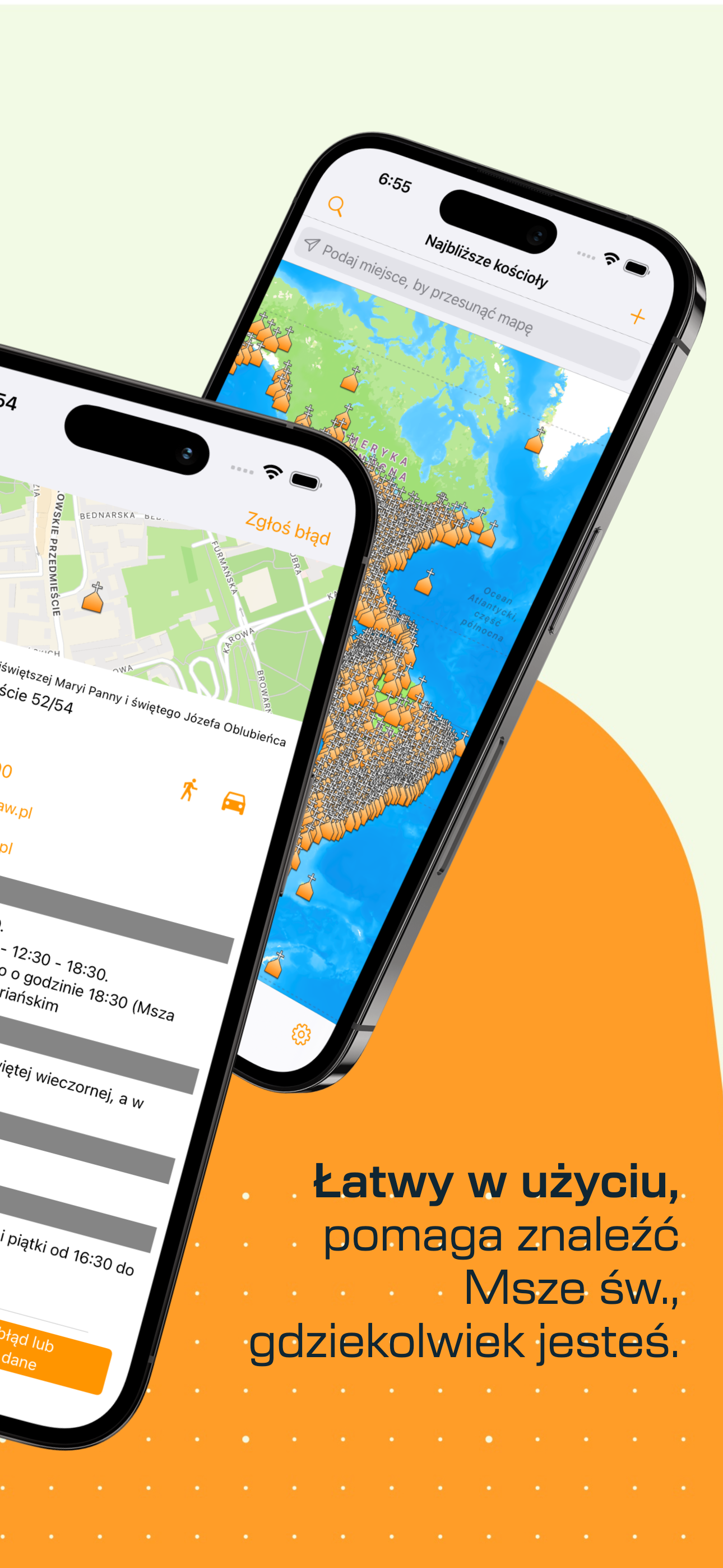 Godziny Mszy świętych