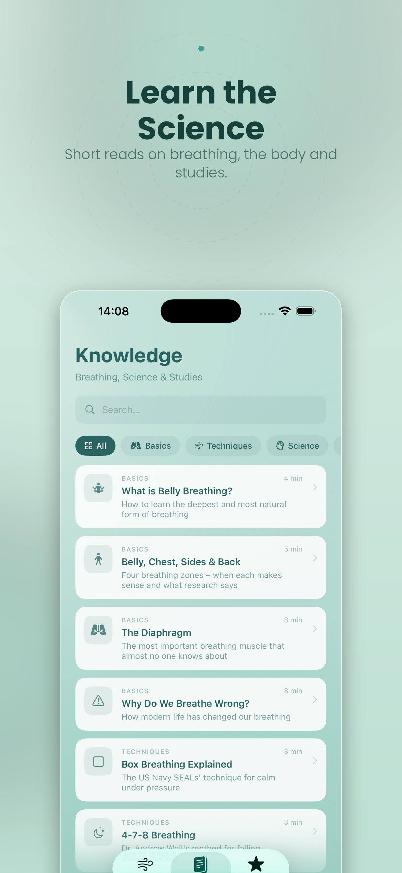 BreatheDeep: Exercises screenshot 10