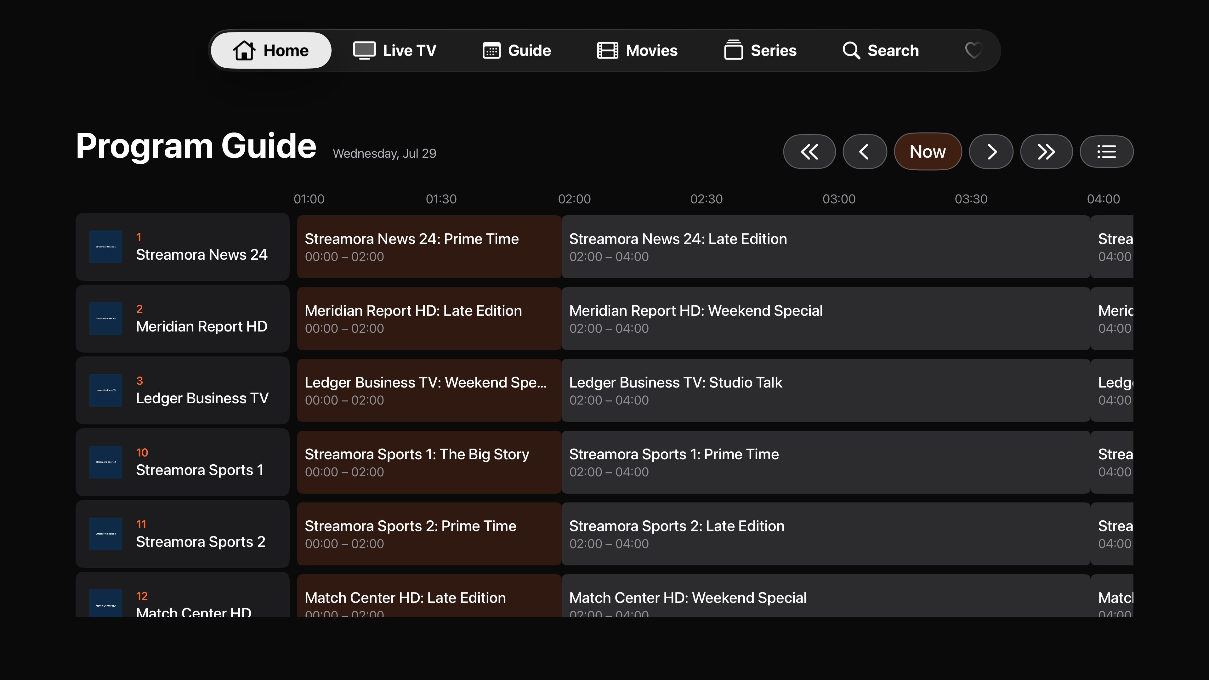 Streamora TV — IPTV Player screenshot 2