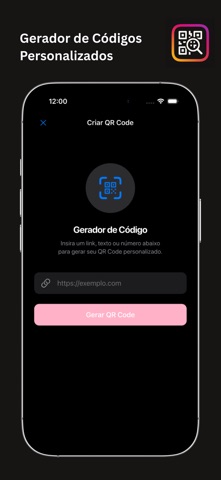 QR Scanner & Gerador Pro iPhone screenshot
