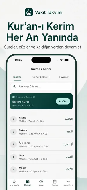 Vakit Takvimi: Namaz & Ezan screenshot 3