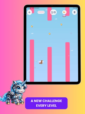 Unicorn Jumpies iPad screenshot