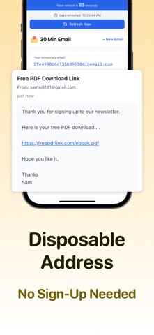 Temp Mail - Temporary Email 30 screenshot
