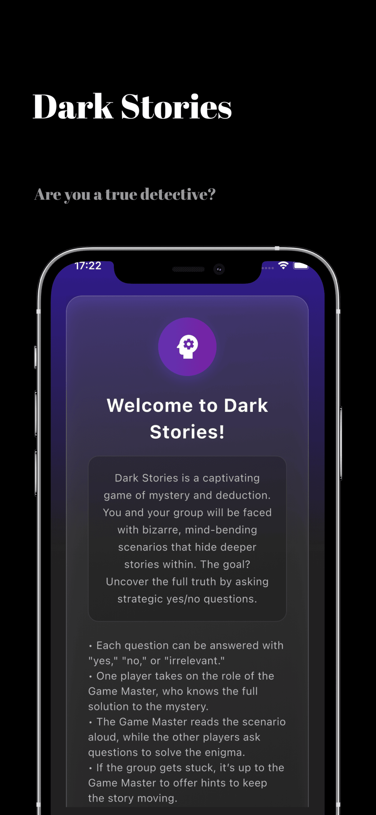 Enigmas of Dark Stories