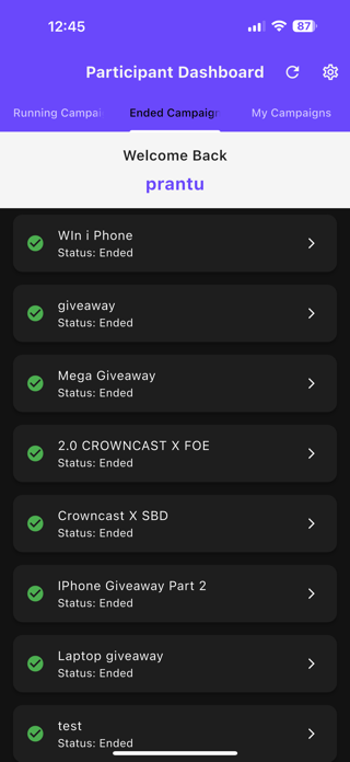 Crowncast Screenshot 9 of 10