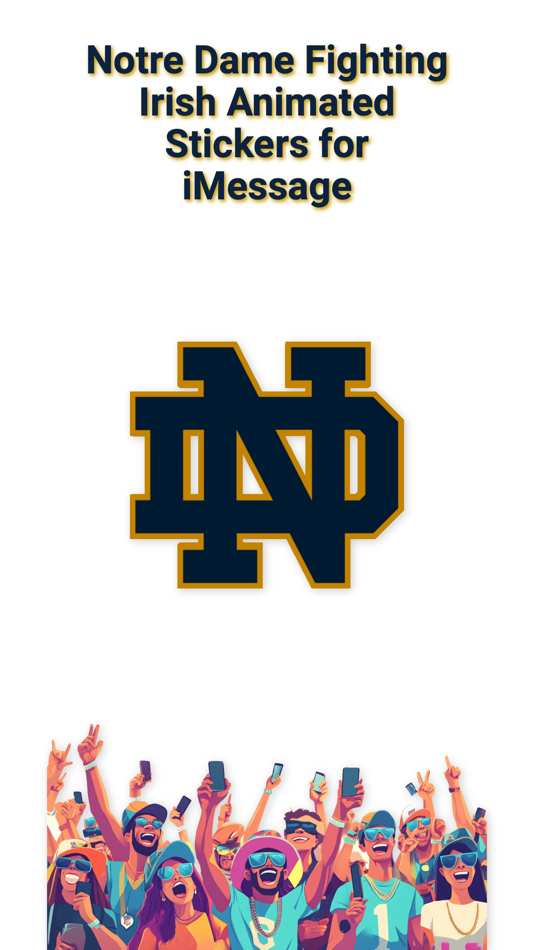 #1. Notre Dame Stickers 2024 (iOS) 由: 2ThumbZ Entertainment