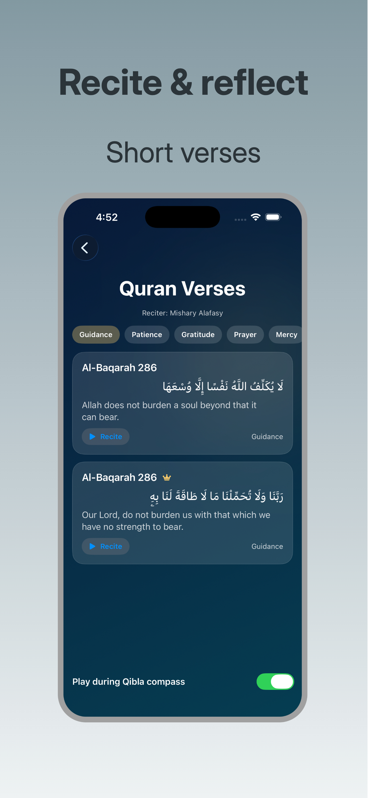 Qibla Compass-Tasbih Counter screenshot 5