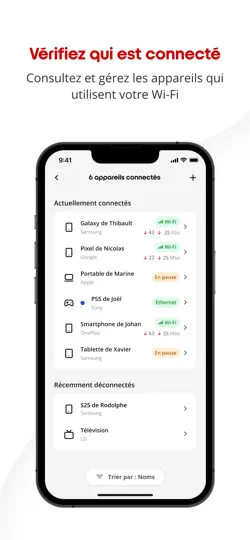 Capture d'écran de Free sur iPhone 6