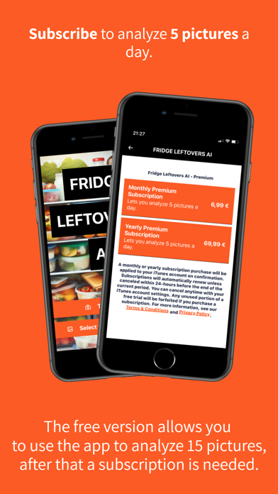 AI Recipes w/ Fridge Leftovers Screenshot