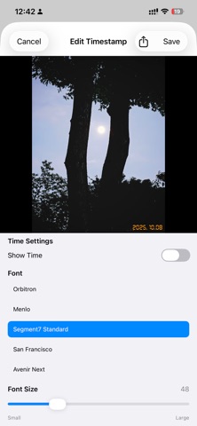 ChronoTrace iPhone screenshot