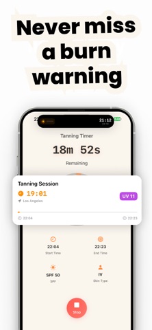 SunGlow: UV Index Tanning App Screenshot 4 of 4