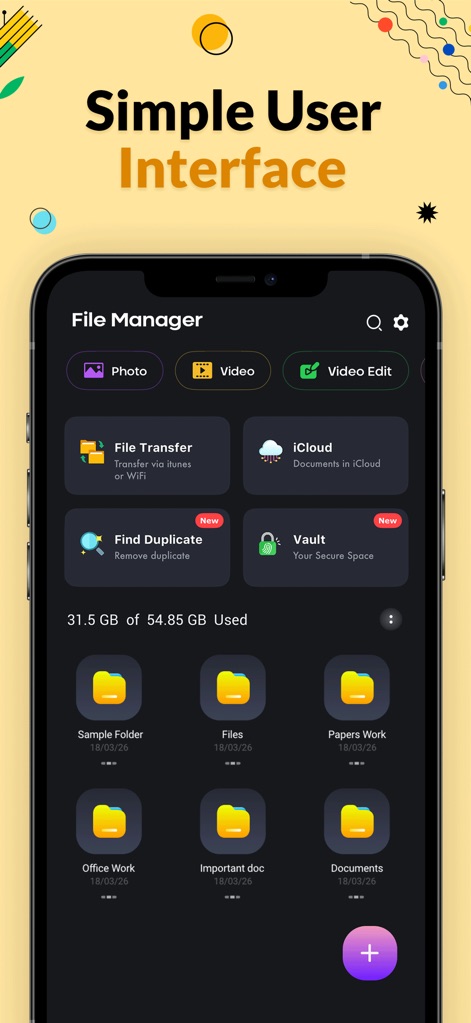 File manager - Document Editor - Utilities App | MWM