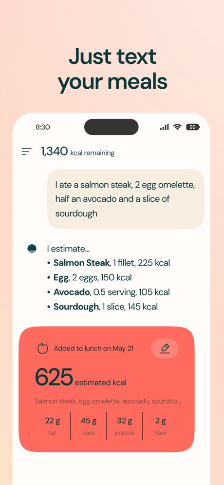 Welling AI Food & Health Coach screenshot 2