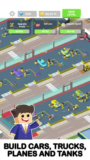 Car Factory Manager: Idle Game screenshot 1