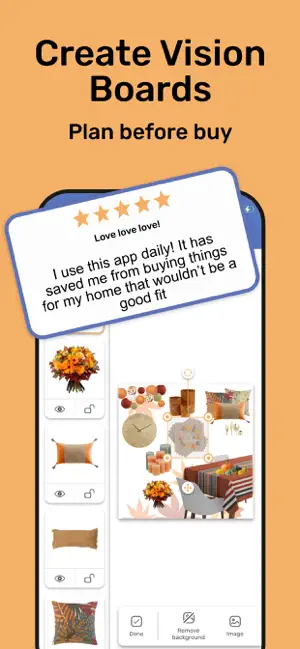 Mood Board maker - HomeBoard screenshot 2