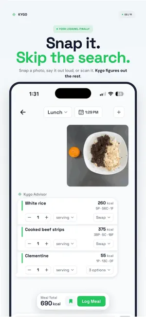 Kygo Health: Nutrition Tracker screenshot 3