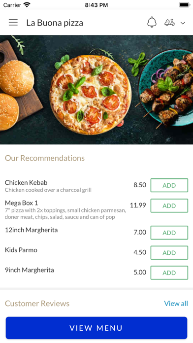 La Buona pizza Screenshot
