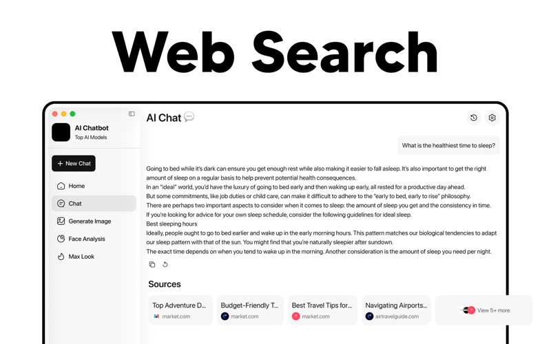 AI Chatbot Ask AI Anything 5.5 iPhone screenshot