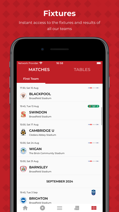 Crawley Town FC Screenshot