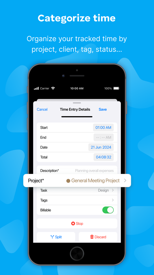 #3. Clockify Time Tracker (iOS) 由: CAKE.com