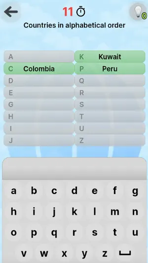 Countries Hangman screenshot 2