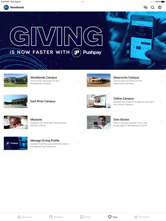 Woodlands Church - Kerry Shook iPad screenshot 4 - Education app