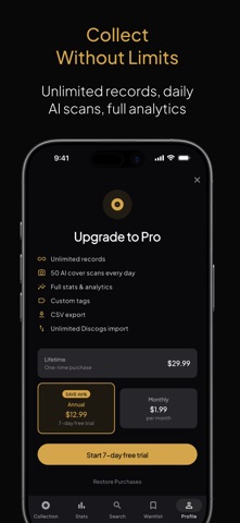 Groovv - Vinyl Collection iPhone screenshot