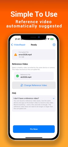 iVideoRepair: Video Fix Tool Screenshot 2 of 5