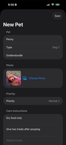 All Is Well Pet Sitting iPhone screenshot