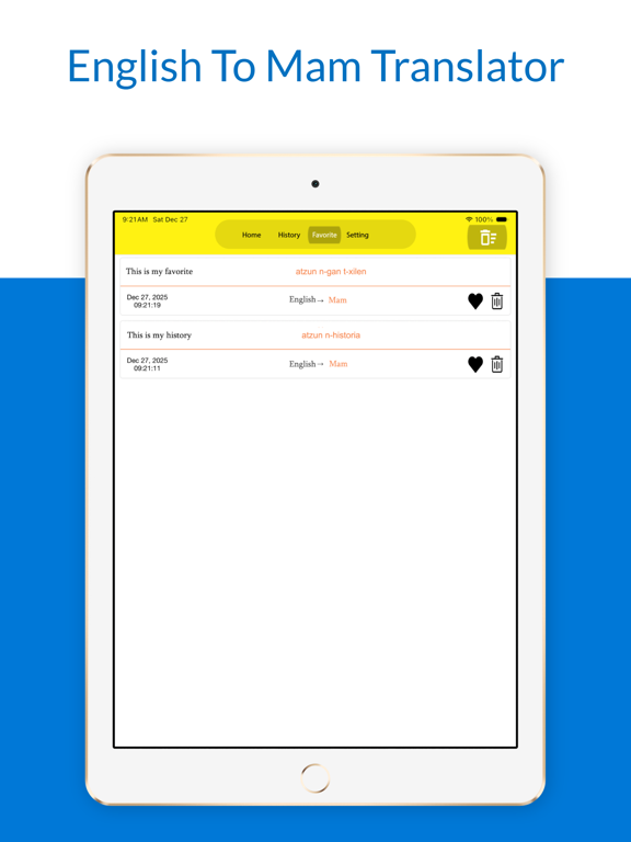 English To Mam Translator iPad screenshot