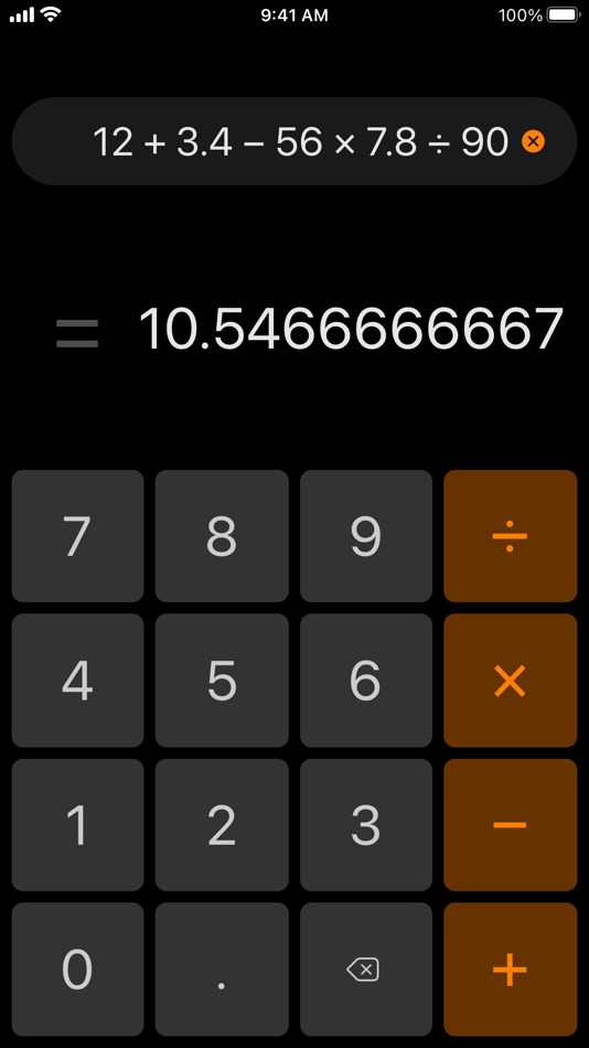 #2. Essential Calculator (iOS) Ved: CyberMoai