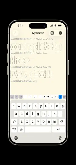 Скриншот Легкий SSH на iPhone 3