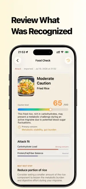 Migraine Food Checker: Zen screenshot 3