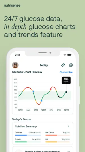 Nutrisense: Glucose Tracker screenshot 1