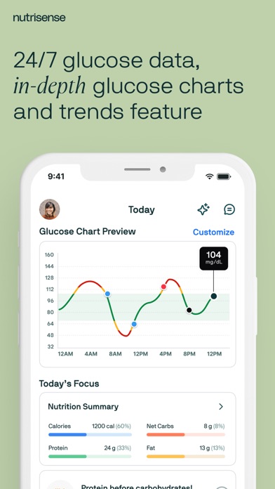 Nutrisense: Glucose Tracker screenshot