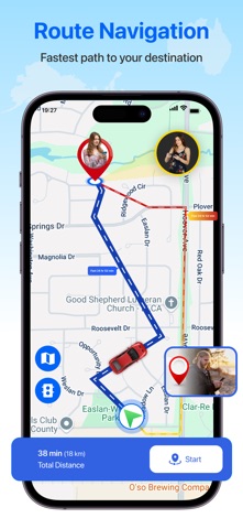 GPS Maps & Voice Navigation iPhone screenshot