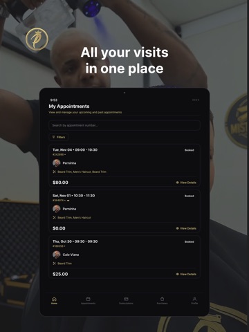 Perninha Barbershop iPad screenshot