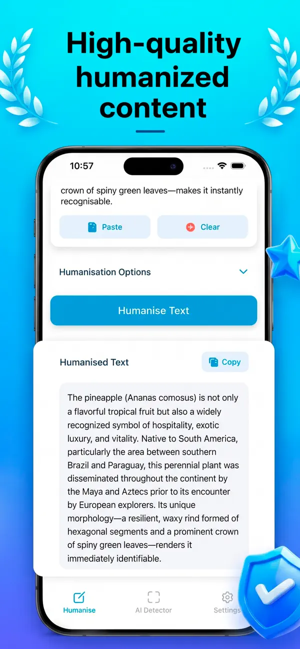 Screenshot #3 pour AI Detector Text Humanizer