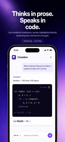 Chataibot — AI Chat iPhone screenshot