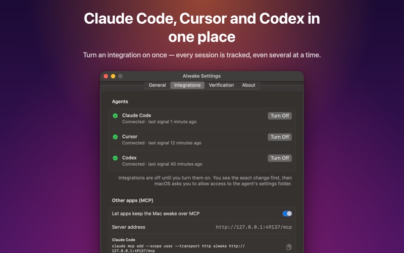 AIwake: Keep Awake for AI screenshot 2