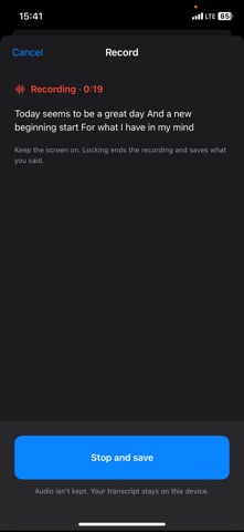 Gistleaf: Voice Notes Screenshot 2 of 6