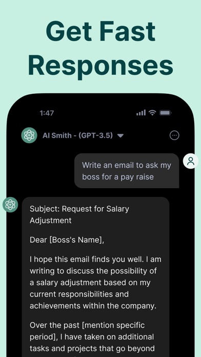 AI Chatbot: AI Chat Smith 4 Screenshot