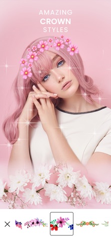 Flowers Photo Frames & Editor iPhone screenshot