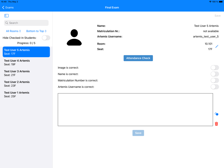 #2. Artemis - Exam Supervision (iOS) 由: TUM Applied Education Technologies
