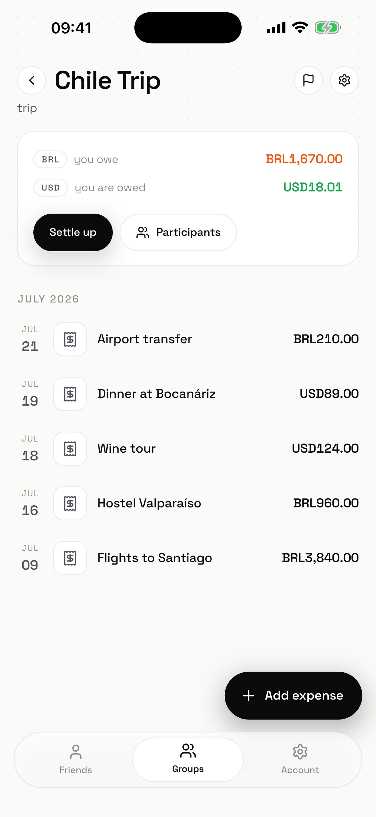 Screenshot 2 of Sumzy — Split Expenses