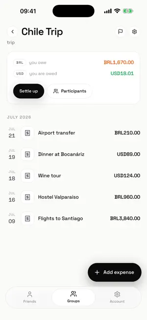 Sumzy — Split Expenses screenshot 2