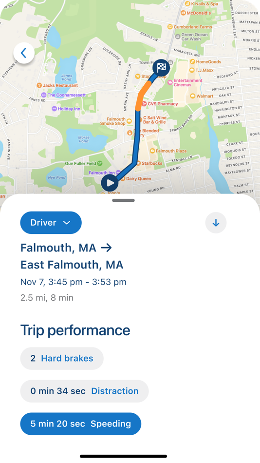 #3. DriveWell Advance (iOS) Podle: Cambridge Mobile Telematics Inc.