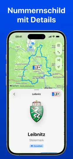 Screenshot von Kennzeichen Sammeln Wiki auf dem iPhone 5