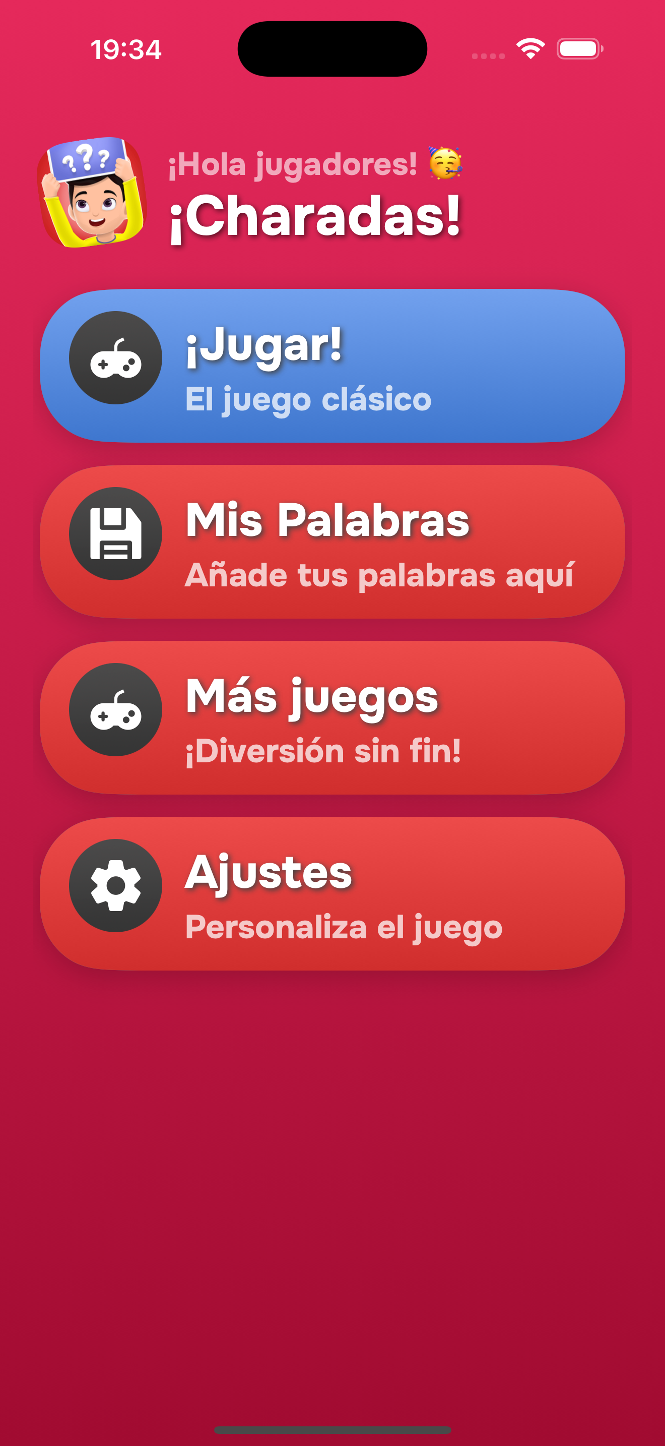 Charadas Adivina Mimica Facil
